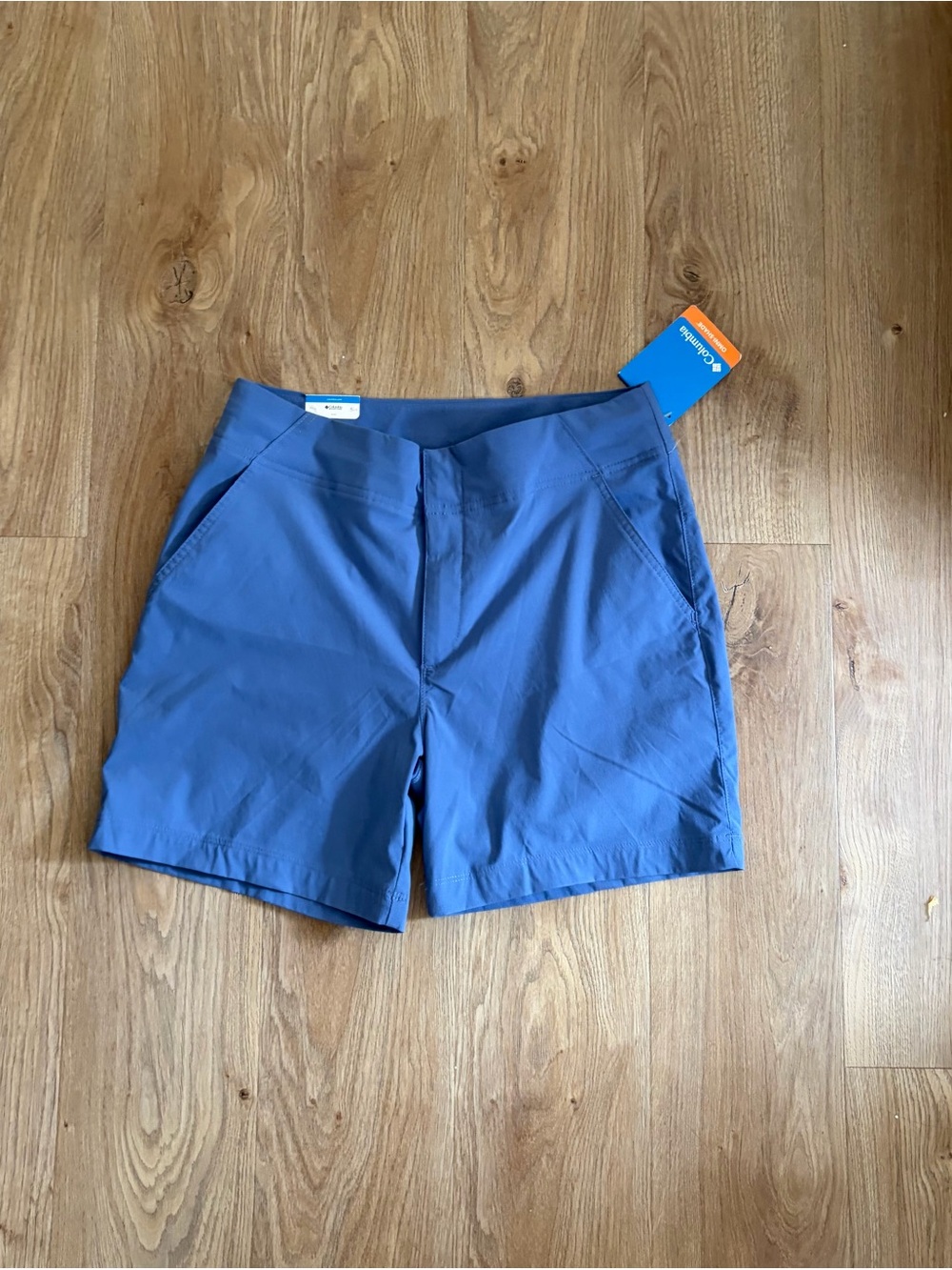 Columbia Women’s Slate Blue Hybrid Outdoor Hiking Shorts Sz 8 NWT!